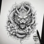 Tattoo sketch ceramic, tattoo flash sheet des… – tattoo sketch (№1758976221_0, 27.09.2025 12:30) — tattoovalue.net