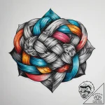 Tattoo sketch knot, ink illustration for tatt… – tattoo sketch (№1758977784_0, 27.09.2025 12:56) — tattoovalue.net