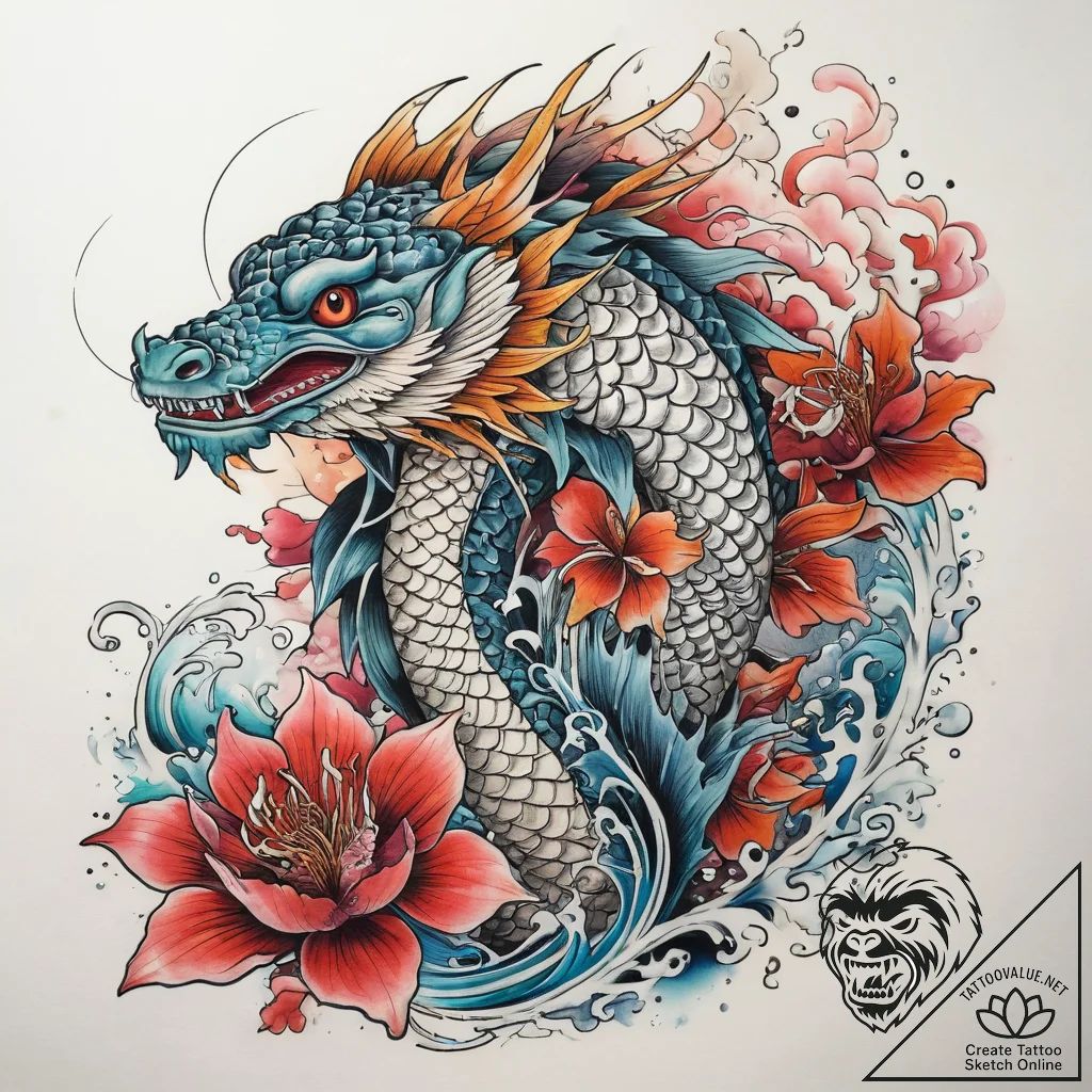 Tattoo sketch pike, tattoo drawing outline, o... - tattoo sketch (№1758977980_0, 27.09.2025 12:59) — tattoovalue.net