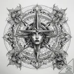 Tattoo sketch cosmic realm, tattoo drawing ou… – tattoo sketch (№1758979156_0, 27.09.2025 13:19) — tattoovalue.net