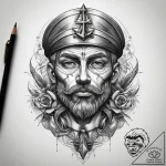 Tattoo sketch gold, tattoo sketch design, rou… – tattoo sketch (№1758981696_0, 27.09.2025 14:01) — tattoovalue.net