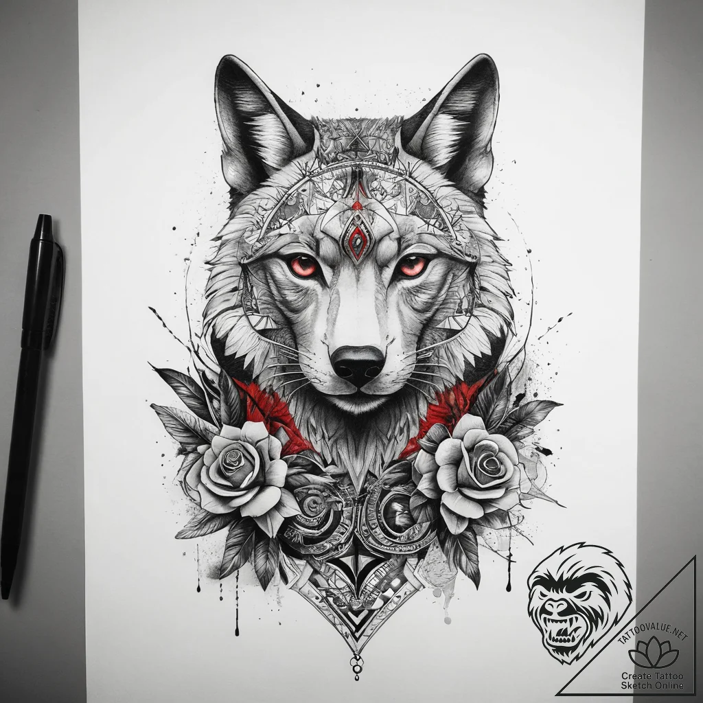 Tattoo sketch cute animal tattoo, concept art... - tattoo sketch (№1758982280_0, 27.09.2025 14:11) — tattoovalue.net