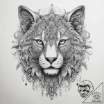 животные, tattoo drawing outline, dotwork sha… – tattoo sketch (№1758984627_0, 27.09.2025 14:50) — tattoovalue.net