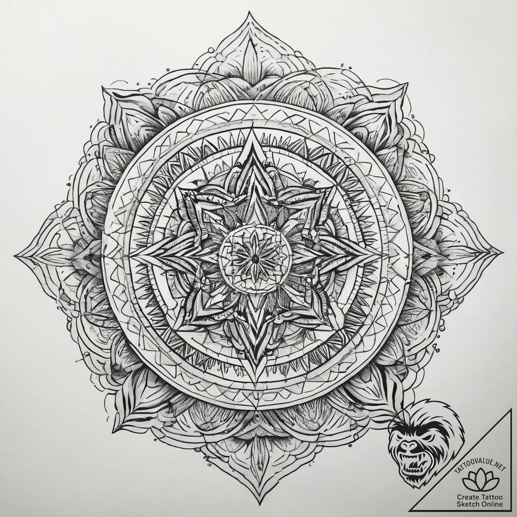 Tattoo sketch узор в виде облаков, tattoo fla... - tattoo sketch (№1758985020_0, 27.09.2025 14:57) — tattoovalue.net