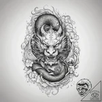 Tattoo sketch fan tattoo, ink illustration fo… – tattoo sketch (№1758985216_0, 27.09.2025 15:00) — tattoovalue.net