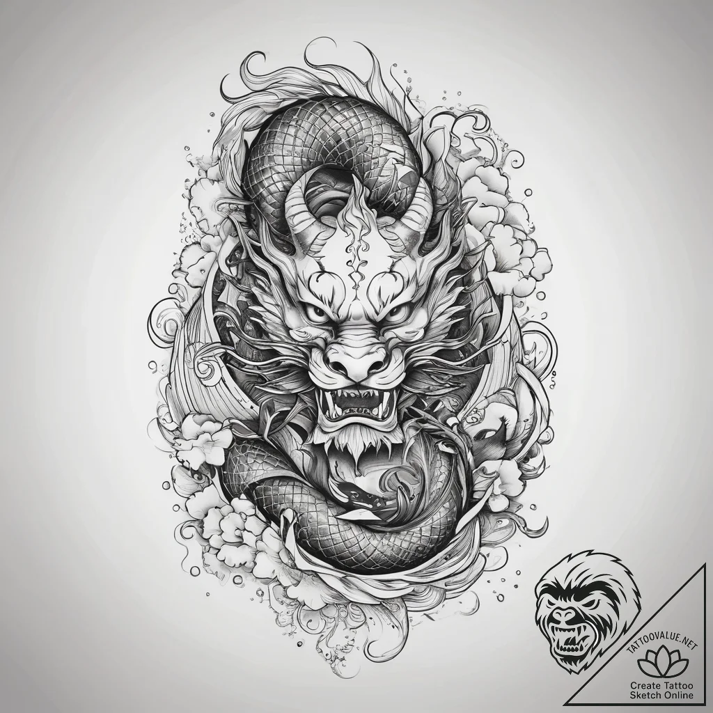 Tattoo sketch fan tattoo, ink illustration fo... - tattoo sketch (№1758985216_0, 27.09.2025 15:00) — tattoovalue.net