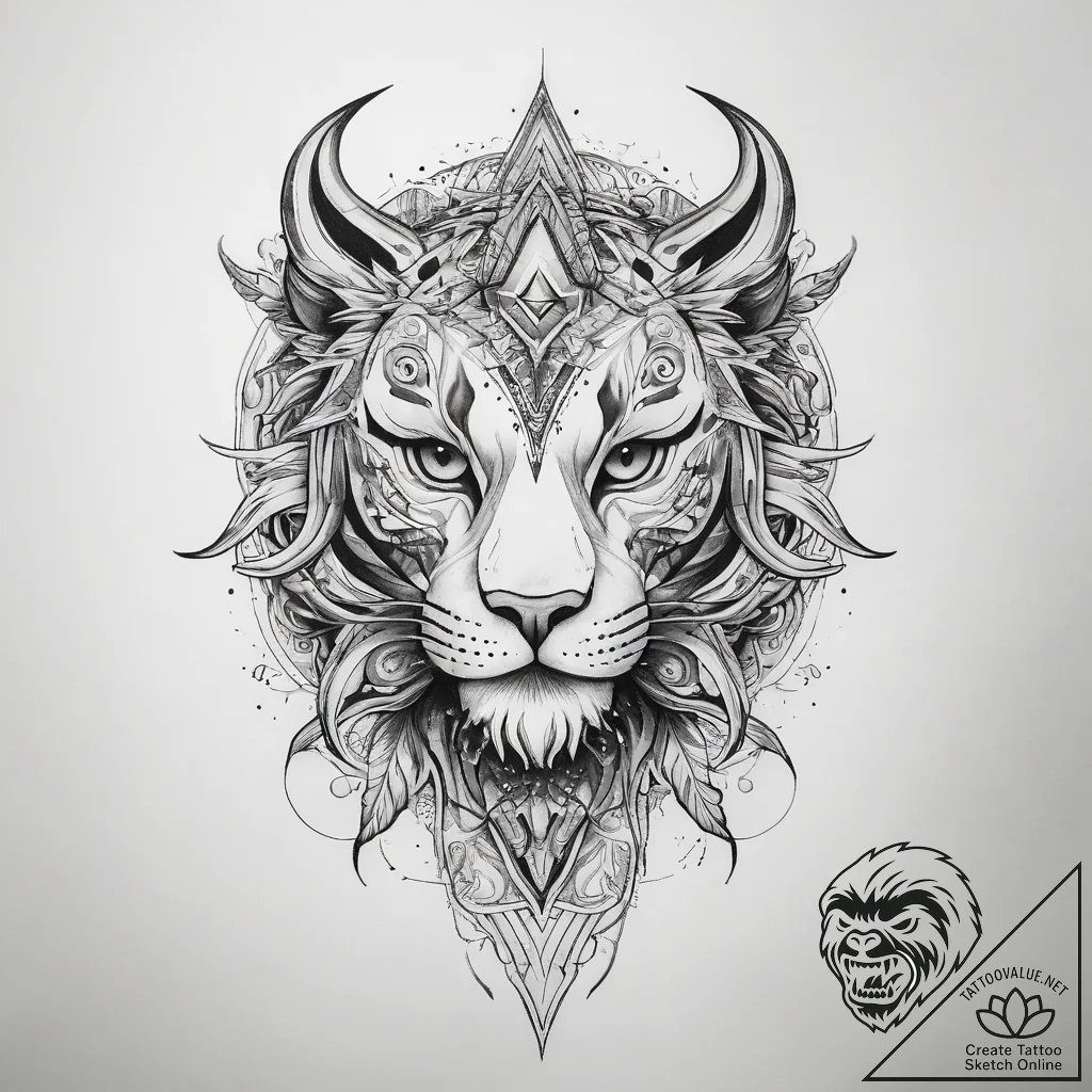 Tattoo sketch energy - tattoo sketch (№1758986976_0, 27.09.2025 15:29) — tattoovalue.net