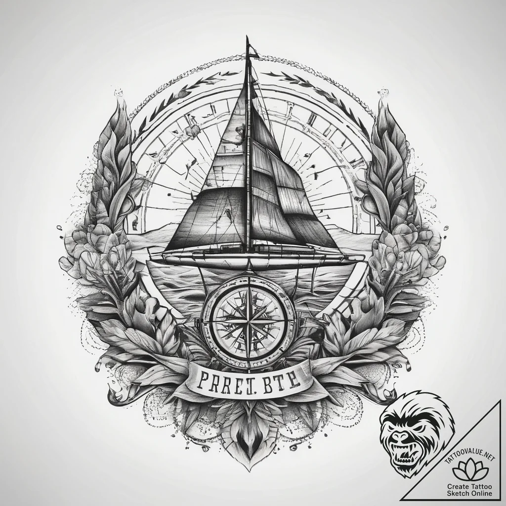 Tattoo sketch desert, concept art for tattoo,... - tattoo sketch (№1758989323_0, 27.09.2025 16:08) — tattoovalue.net
