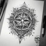 Tattoo sketch cosmic identity, tattoo sketch… – tattoo sketch (№1758989908_0, 27.09.2025 16:18) — tattoovalue.net