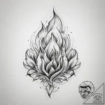 Tattoo sketch fire, tattoo drawing outline, s… – tattoo sketch (№1758990502_0, 27.09.2025 16:28) — tattoovalue.net