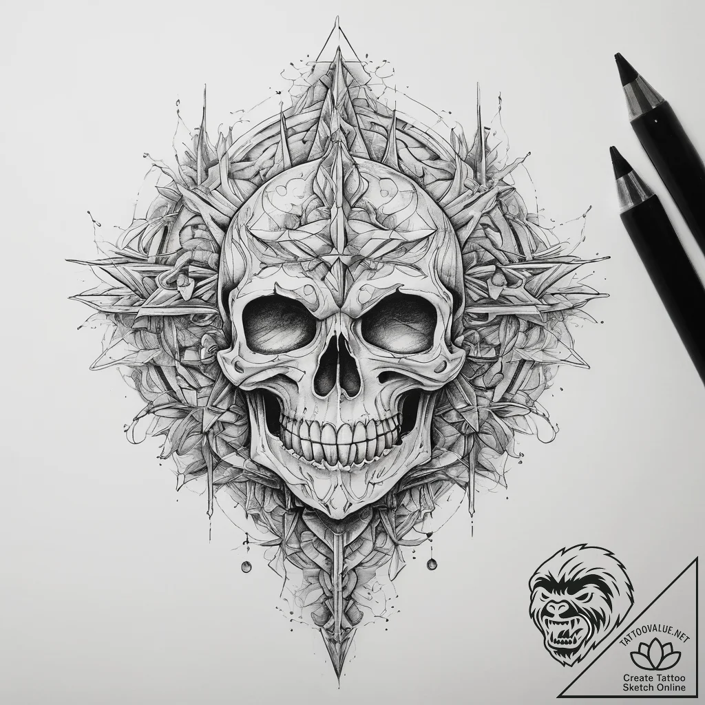 Tattoo sketch crystal cave, tattoo sketch des... - tattoo sketch (№1758990894_0, 27.09.2025 16:34) — tattoovalue.net