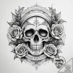 Tattoo sketch sacred teacher, ink illustratio… – tattoo sketch (№1758993643_0, 27.09.2025 17:20) — tattoovalue.net
