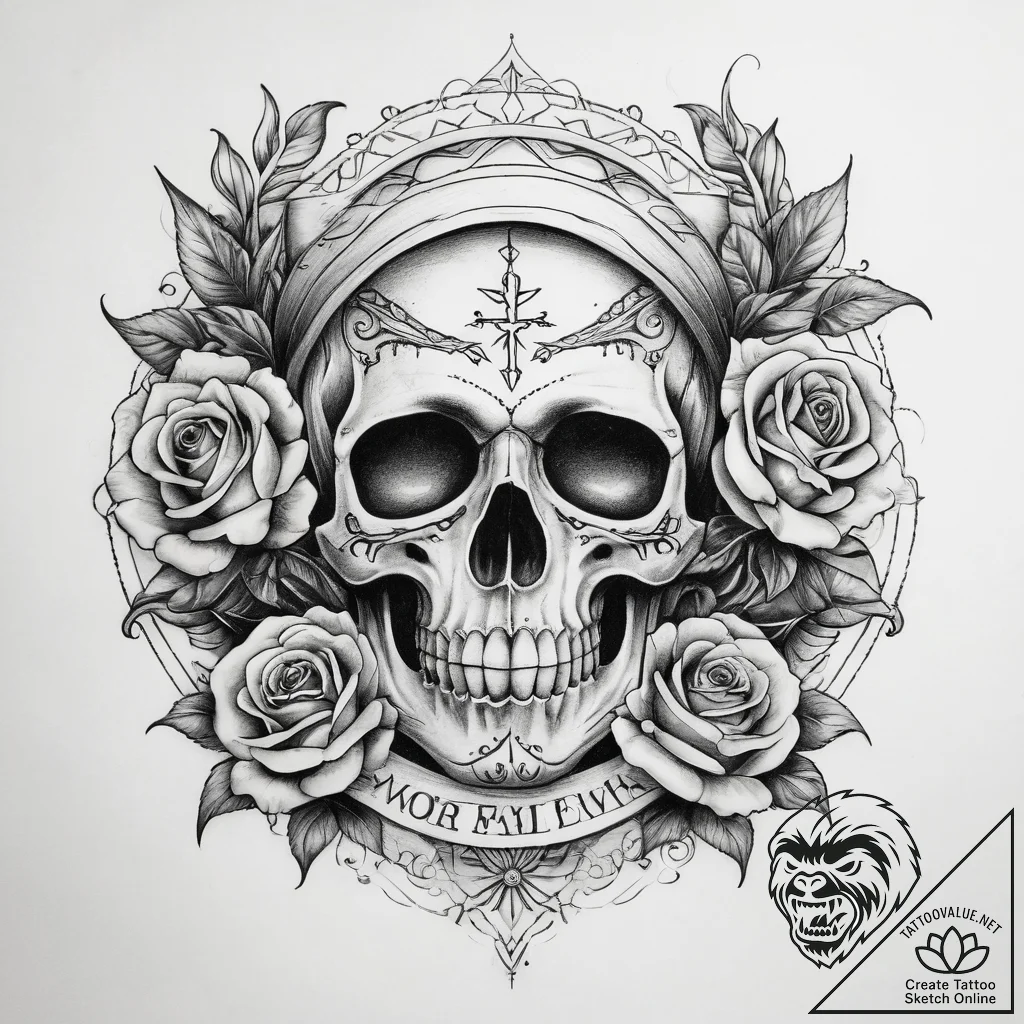 Tattoo sketch sacred teacher, ink illustratio... - tattoo sketch (№1758993643_0, 27.09.2025 17:20) — tattoovalue.net