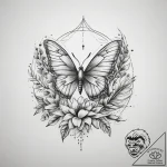 Tattoo sketch nature, tattoo flash sheet desi… – tattoo sketch (№1758994036_0, 27.09.2025 17:27) — tattoovalue.net