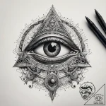 Tattoo sketch eye of ra, concept art for tatt… – tattoo sketch (№1759001509_0, 27.09.2025 19:31) — tattoovalue.net