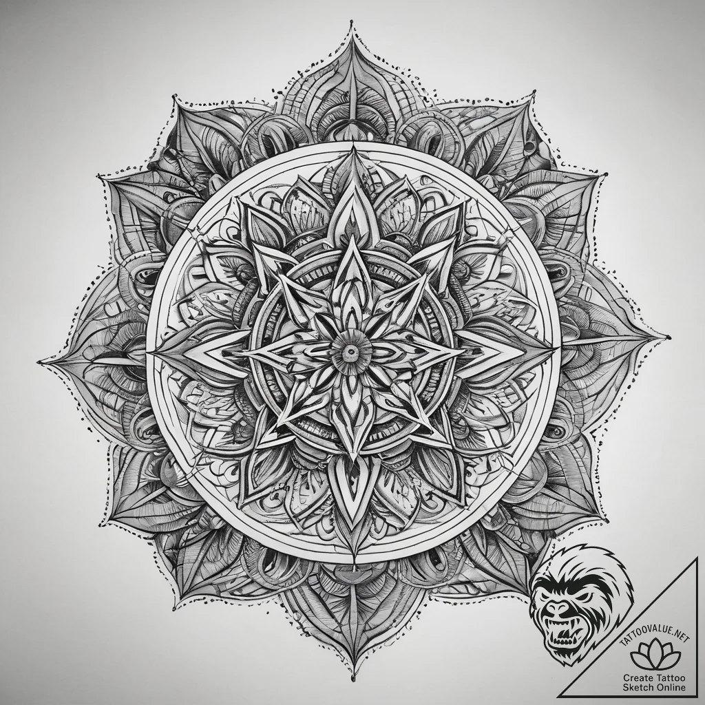 Tattoo sketch scepter, tattoo sketch design,... - tattoo sketch (№1759005055_0, 27.09.2025 20:30) — tattoovalue.net