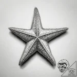 Tattoo sketch sea star – tattoo sketch (№1759005449_0, 27.09.2025 20:37) — tattoovalue.net