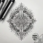 Tattoo sketch strength, tattoo line art, on a… – tattoo sketch (№1759005839_0, 27.09.2025 20:43) — tattoovalue.net