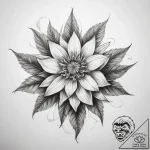 Tattoo sketch hemp flower – tattoo sketch (№1759006429_0, 27.09.2025 20:53) — tattoovalue.net