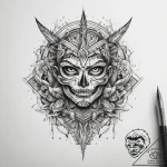 Tattoo sketch нож, artistic tattoo sketch, on… – tattoo sketch (№1759058184_0, 28.09.2025 11:16) — tattoovalue.net