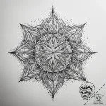 Tattoo sketch space, tattoo line art, dotwork… – tattoo sketch (№1759061121_0, 28.09.2025 12:05) — tattoovalue.net