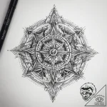 Tattoo sketch cosmic tale, concept art for ta… – tattoo sketch (№1759064820_0, 28.09.2025 13:07) — tattoovalue.net