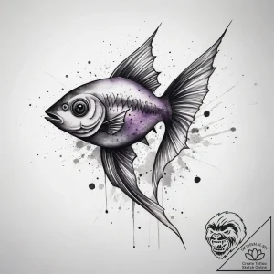 Tattoo sketch black neon tetra, tattoo drawin… – tattoo sketch (№1759065016_0, 28.09.2025 13:10) — tattoovalue.net