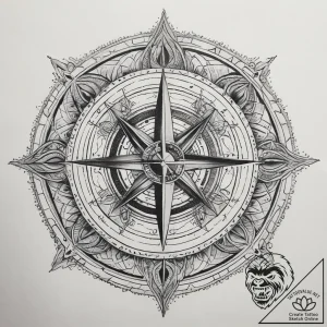 Tattoo sketch spiritual compass, artistic tat… – tattoo sketch (№1759065997_0, 28.09.2025 13:26) — tattoovalue.net
