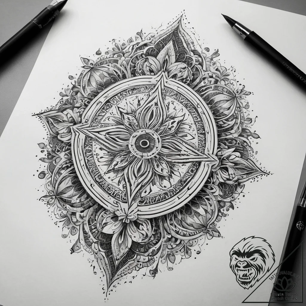 Tattoo sketch holy life, tattoo flash sheet d... - tattoo sketch (№1759066586_0, 28.09.2025 13:36) — tattoovalue.net