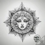 Tattoo sketch cosmic world, tattoo flash shee… – tattoo sketch (№1759067170_0, 28.09.2025 13:46) — tattoovalue.net