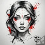 Tattoo sketch expression, tattoo drawing outl… – tattoo sketch (№1759069330_0, 28.09.2025 14:22) — tattoovalue.net