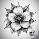 Tattoo sketch eggplant flower, tattoo drawing… – tattoo sketch (№1759073043_0, 28.09.2025 15:24) — tattoovalue.net