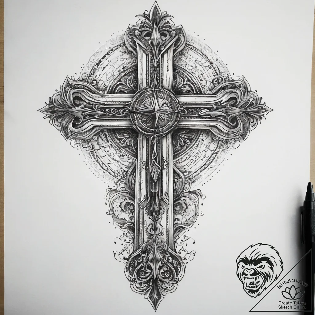 Tattoo sketch steel, concept art for tattoo,... - tattoo sketch (№1759074410_0, 28.09.2025 15:46) — tattoovalue.net