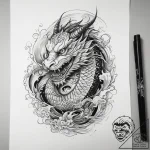 Tattoo sketch море, tattoo drawing outline, b… – tattoo sketch (№1759076166_0, 28.09.2025 16:16) — tattoovalue.net