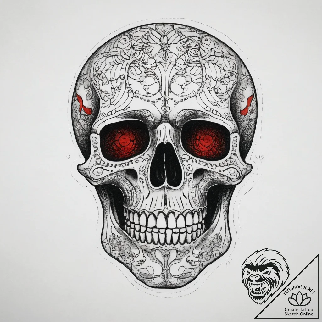 Tattoo sketch узор в виде скелета, tattoo lin... - tattoo sketch (№1759079862_0, 28.09.2025 17:17) — tattoovalue.net