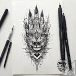 Tattoo sketch hands with a scissors, tattoo d… – tattoo sketch (№1759082604_0, 28.09.2025 18:03) — tattoovalue.net