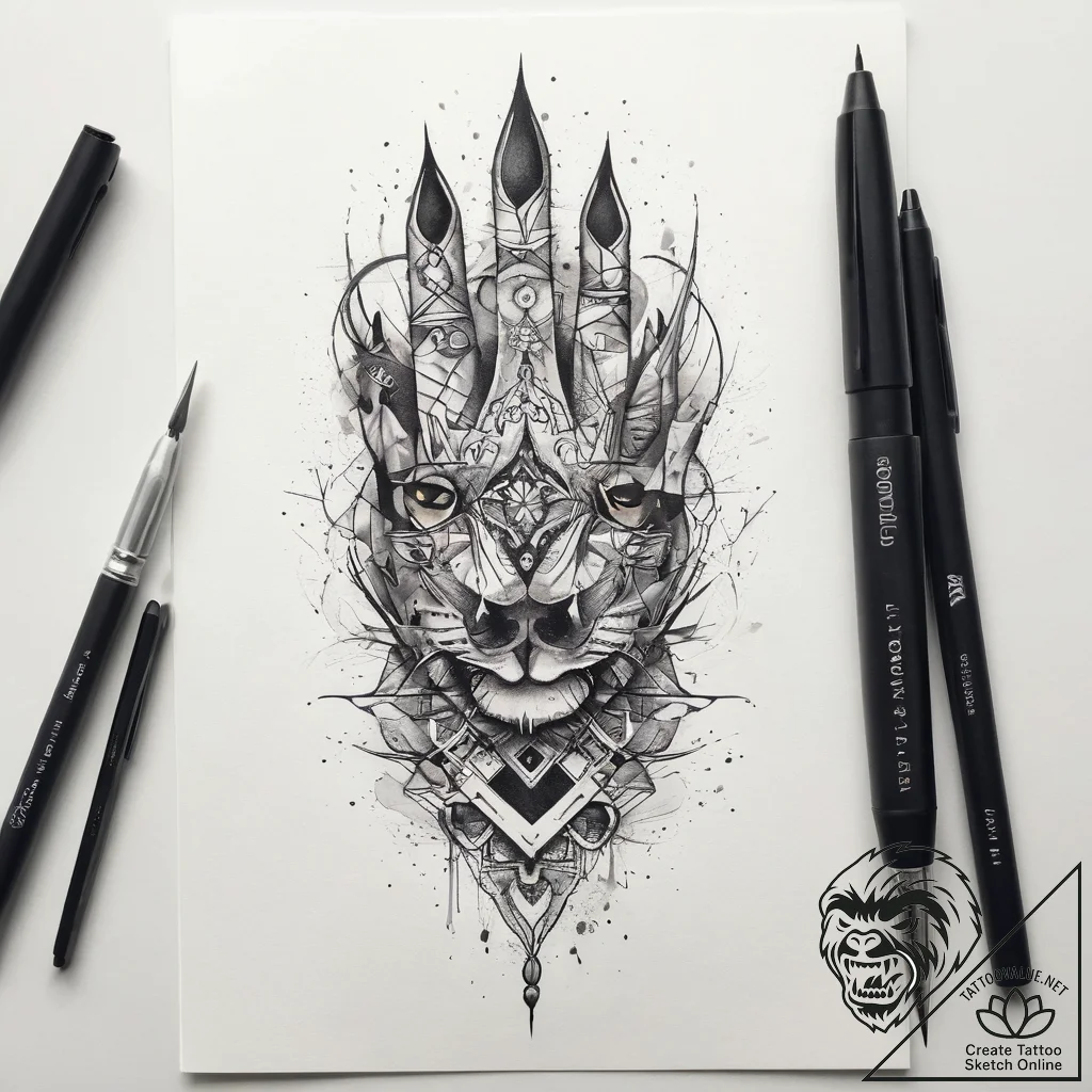 Tattoo sketch hands with a scissors, tattoo d... - tattoo sketch (№1759082604_0, 28.09.2025 18:03) — tattoovalue.net