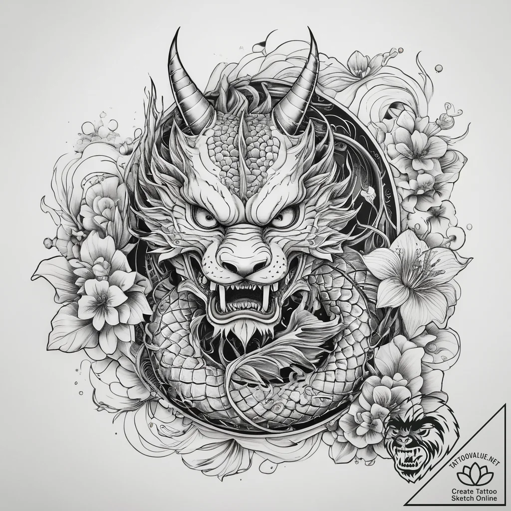 Tattoo sketch copper, tattoo line art, soft w... - tattoo sketch (№1759083583_0, 28.09.2025 18:19) — tattoovalue.net
