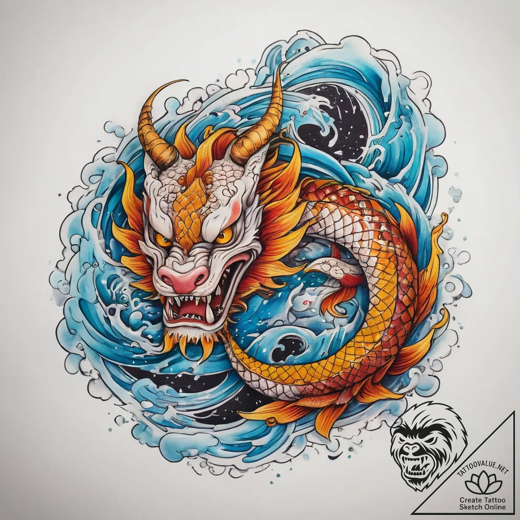 Tattoo sketch magical knot, concept art for t... - tattoo sketch (№1759084360_0, 28.09.2025 18:32) — tattoovalue.net