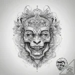 субкультуры, tattoo drawing outline, black an… – tattoo sketch (№1759090000_0, 28.09.2025 20:06) — tattoovalue.net