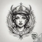 Tattoo sketch pearl, tattoo flash sheet desig… – tattoo sketch (№1759090387_0, 28.09.2025 20:13) — tattoovalue.net