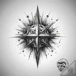 Tattoo sketch узор в виде метеорита, artistic… – tattoo sketch (№1759092517_0, 28.09.2025 20:48) — tattoovalue.net