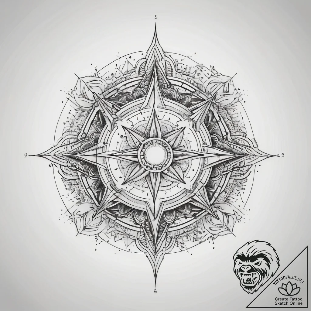 Tattoo sketch cosmic ground, tattoo drawing o... - tattoo sketch (№1759098520_0, 28.09.2025 22:28) — tattoovalue.net