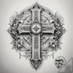 Symbols & insignia, ink illustration for tatt… – tattoo sketch (№1759098907_0, 28.09.2025 22:35) — tattoovalue.net