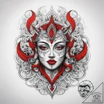 Tattoo sketch sacred lore, ink illustration f… – tattoo sketch (№1759100845_0, 28.09.2025 23:07) — tattoovalue.net