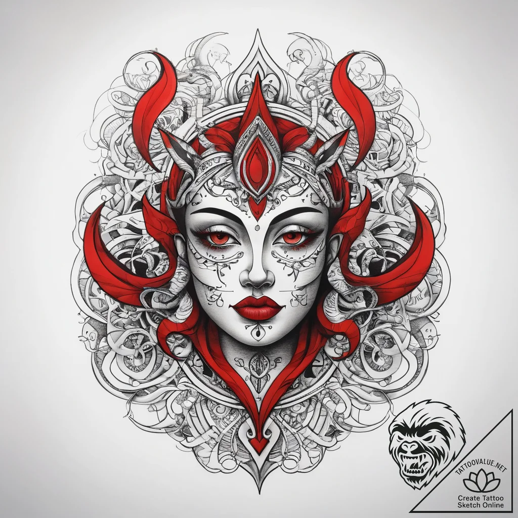 Tattoo sketch sacred lore, ink illustration f... - tattoo sketch (№1759100845_0, 28.09.2025 23:07) — tattoovalue.net
