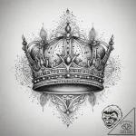 Tattoo sketch crown, tattoo flash sheet desig… – tattoo sketch (№1759102977_0, 28.09.2025 23:42) — tattoovalue.net