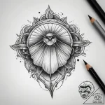 Tattoo sketch shell, tattoo line art, on a cl… – tattoo sketch (№1759103751_0, 28.09.2025 23:55) — tattoovalue.net
