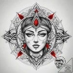 Tattoo sketch sacred soul, tattoo flash sheet… – tattoo sketch (№1759107266_0, 29.09.2025 00:54) — tattoovalue.net