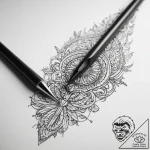 Tattoo sketch crochet a crochet hook – tattoo sketch (№1759108843_0, 29.09.2025 01:20) — tattoovalue.net